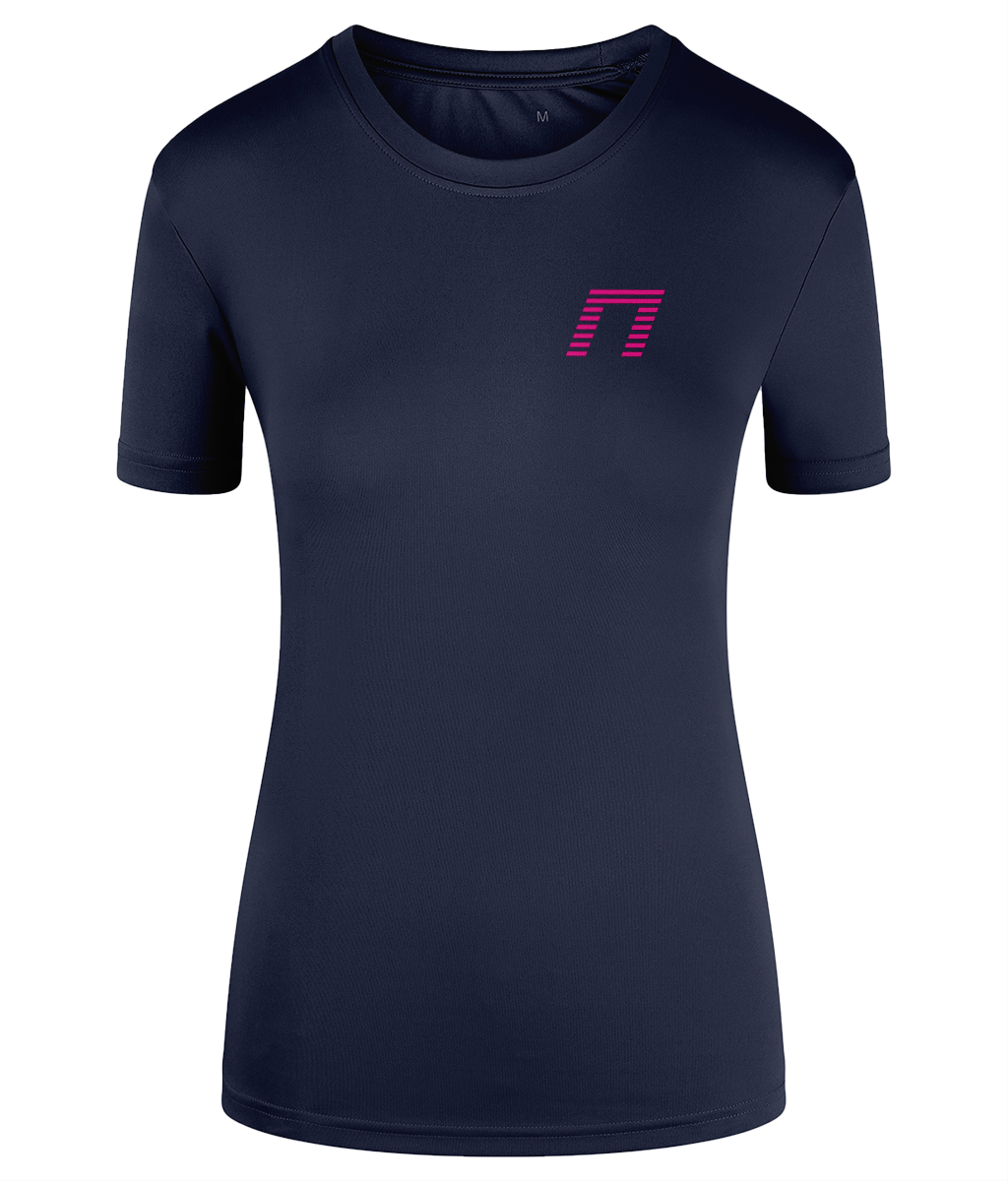 NEON Women's Fit TriDri Performance T-Shirt NAVY