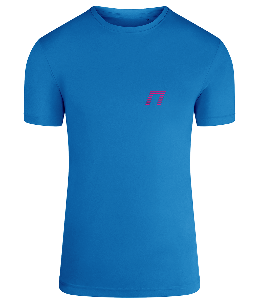NEON TriDri® Recycled Men's Performance Tee - Running T-Shirt SAPPHIRE BLUE