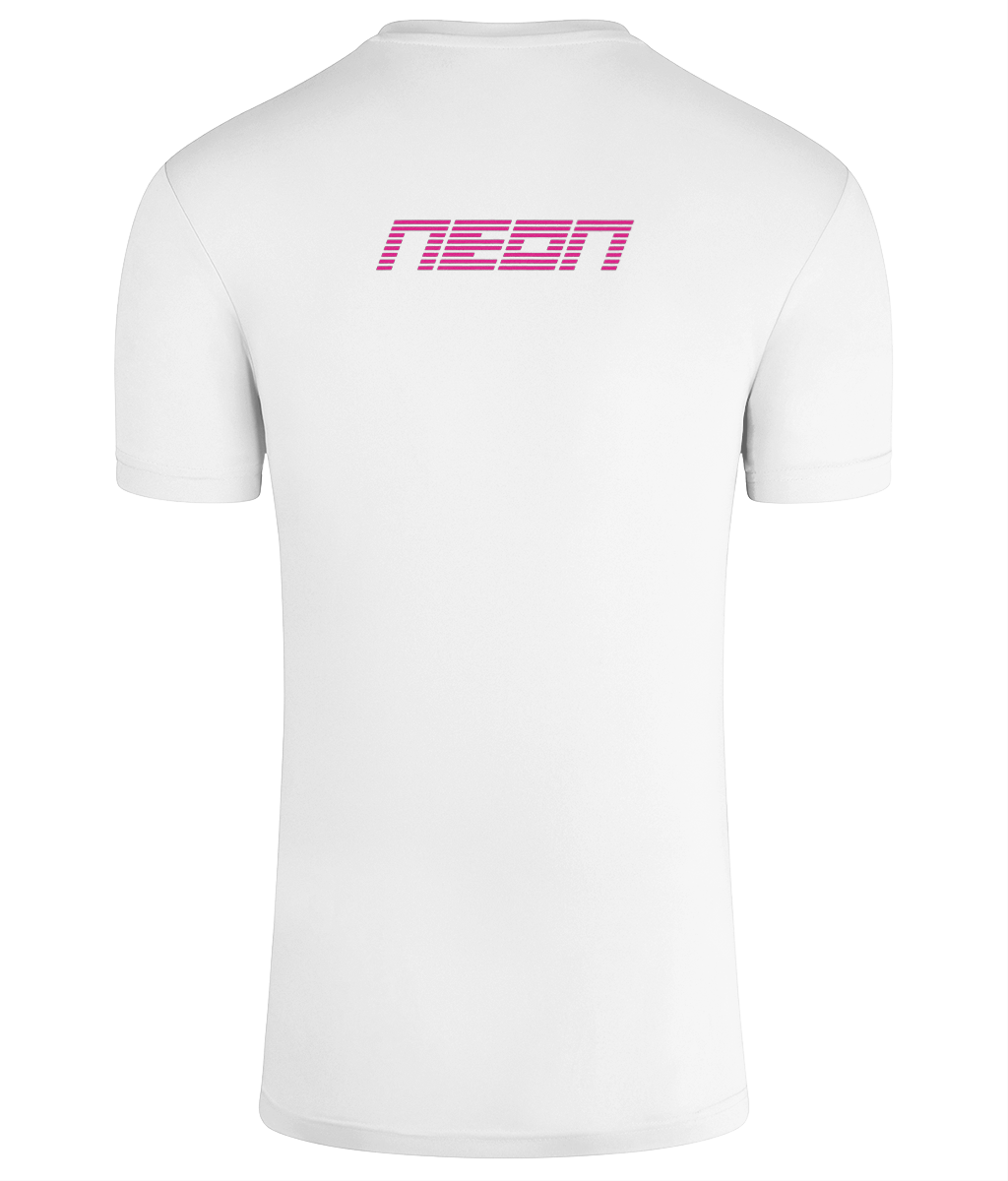 NEON TriDri® Recycled Men's Performance Tee - Running T-Shirt WHITE