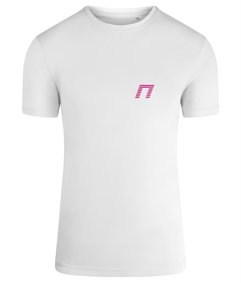 NEON TriDri® Recycled Men's Performance Tee - Running T-Shirt WHITE