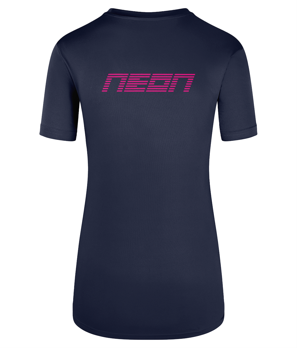 NEON Women's Fit TriDri Performance T-Shirt NAVY