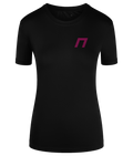 NEON Women's Fit TriDri Performance T-Shirt BLACK