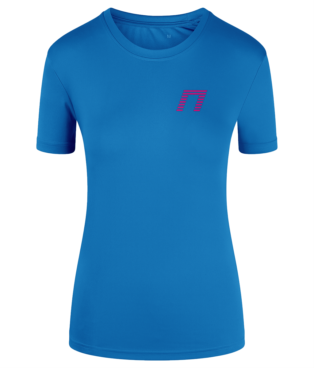 NEON Women's Fit TriDri Performance T-Shirt SAPPHIRE